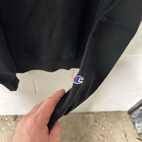 Champion Reverse Weave Sweatshirt “Black” 2024 - Picture 4 of 4